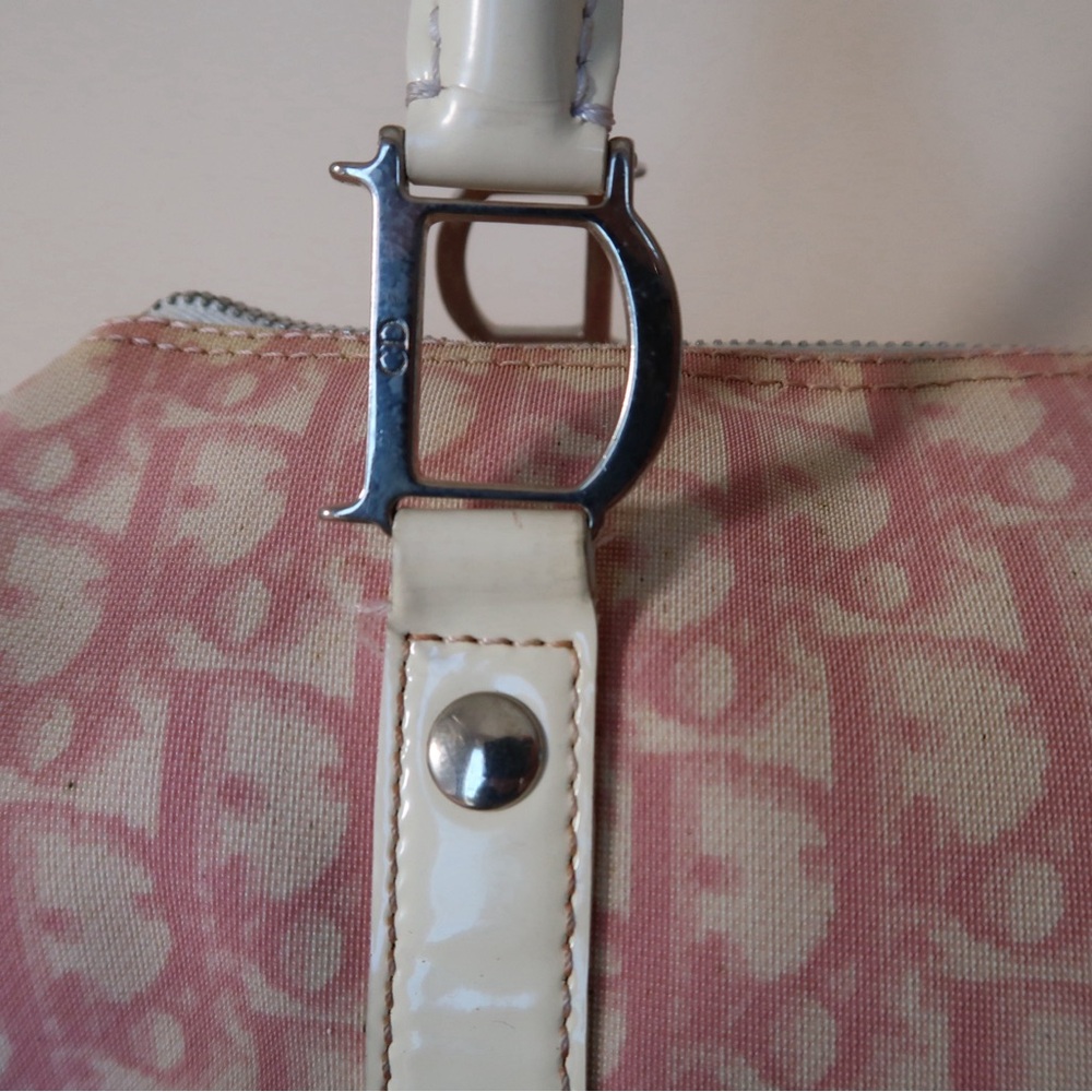 Dior Mini Boston Bag in Pink Trotter Monogram - Picture 4 of 15